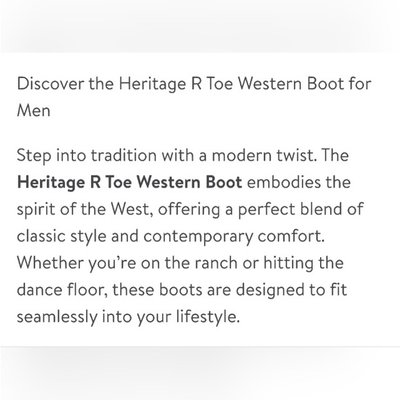 Ariat Heritage R Toe Western Boots Black Size 10 D Cowboy Yellowstone Horse - Picture 6 of 16